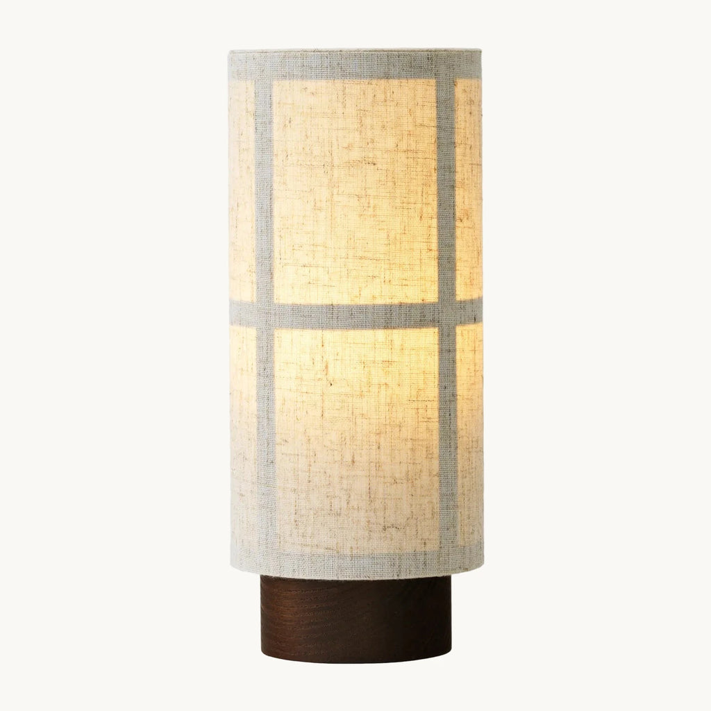 lampe portable rechargeable avec câble usb design japonais en lin